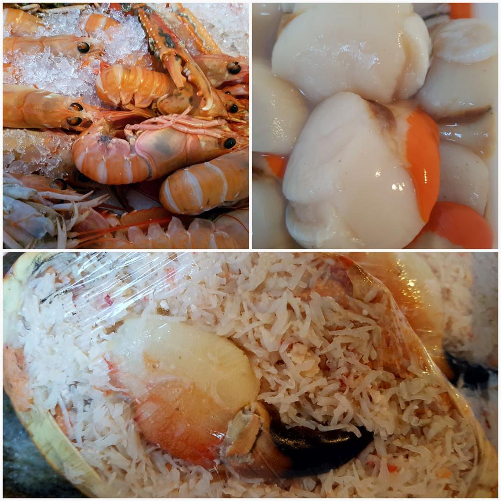 Well the weather isn't great at the moment but we have a wonderful selection of #fresh #fish and #shellfish at <a href="/FoodCymru/">Bodnant Welsh Food</a> this morning. #quality #seafooduk #NorthWales