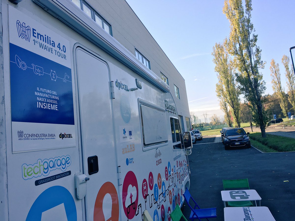 andreacensoni's tweet photo. Con @ilbarcamper tappa di scouting di nuovo a #Parma al #tecnopolo di @unipr!
👏 Thks to @amarengh, @Aster_ER, @erstartup, @buratti
#dpixel https://t.co/S1QFqP8KRI
