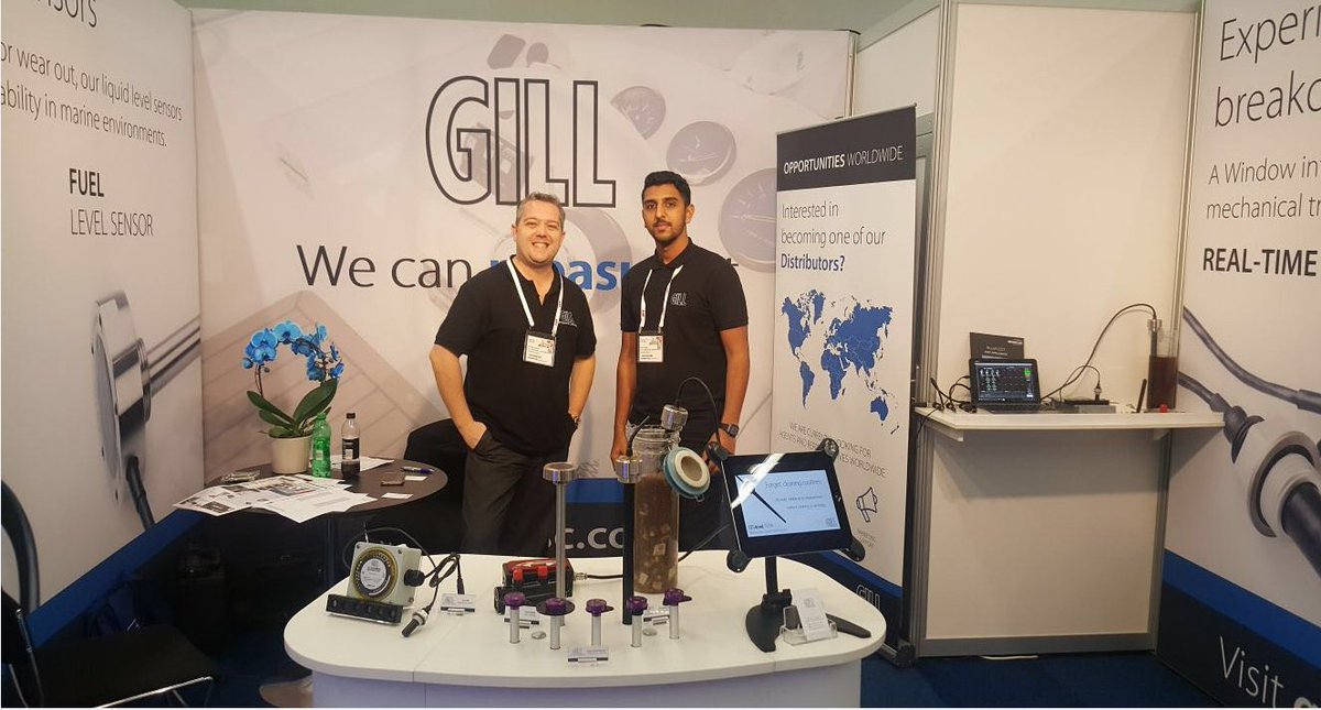 GillSensors's tweet image. Good morning from the Gill S&C team at @metstrade !
Meet with us on Stand 03.335 for live product demonstrations!
#Metstrade #LiquidLevelSensor #Blackwater