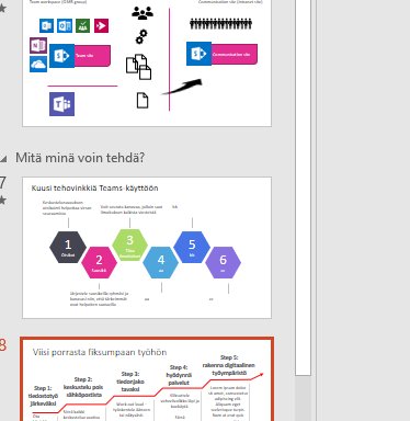 katjajokisalo's tweet photo. Sneak peek! Huomenna webinoidaan taas. Miten #teams istuu muuhun työympäristöön ja miten fiksut tietotyötavat otetaan käyttöön? Katso ykkösosa pohjalle, jos ehdit. Tervetuloa mukaan! @OnsightHelsinki @SulavaOy  #O365FI #sulavasti https://t.co/n93T0kbCze https://t.co/VtWM3yZaJ0