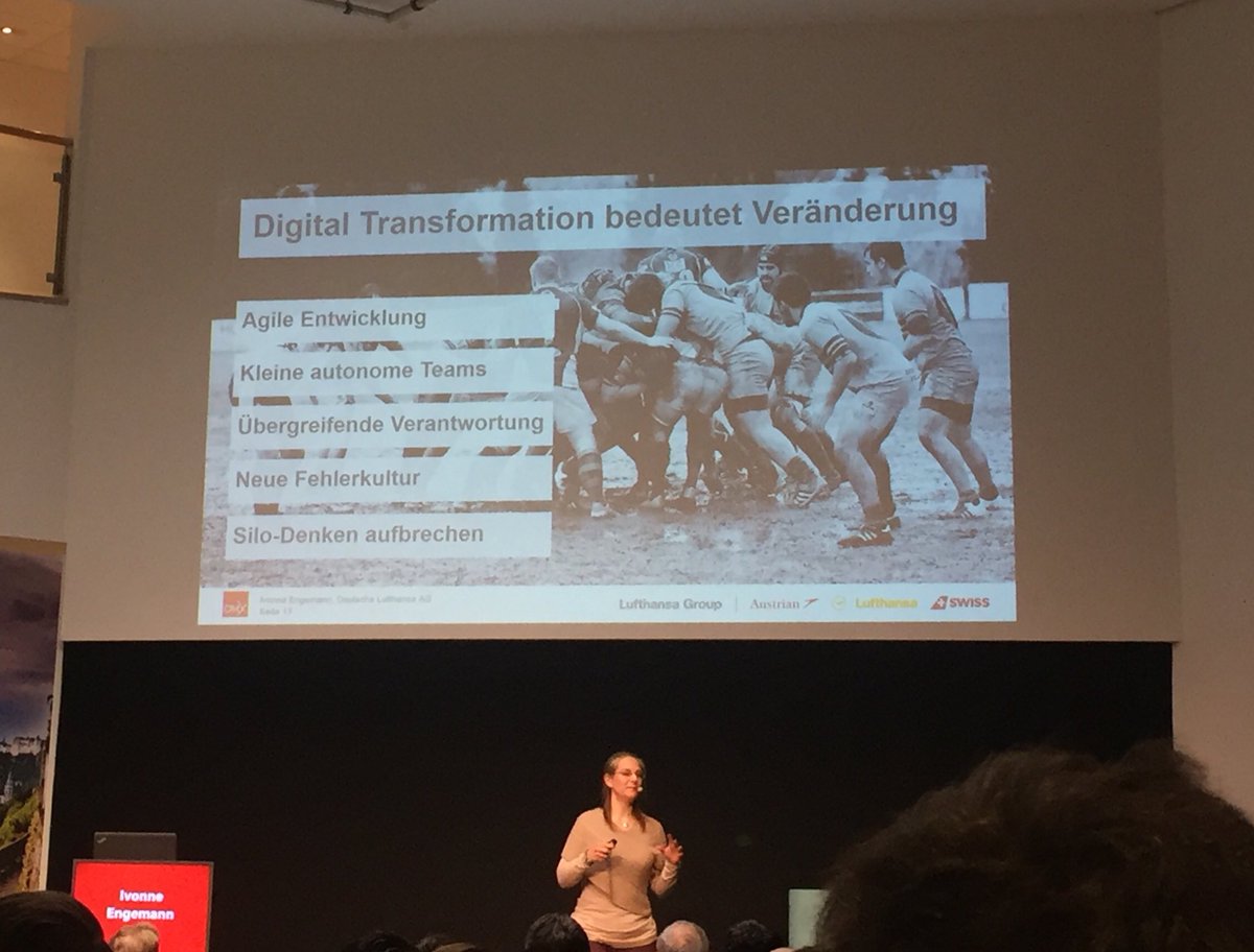 Digitale Transformation bedeutet Veränderung #DigitalTransformation #agile #Lufthansa #omxat #OMX