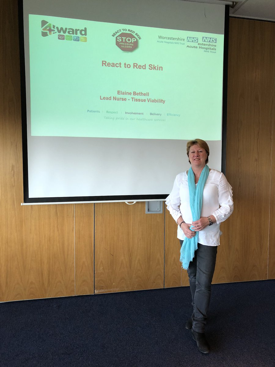 ElaineBethell's tweet image. Start of STOP the pressure ulcer day for Worcestershire.Combined Acute &amp;amp; H &amp;amp; CTrusts. Gr8 collaborative working inc our Industry partners
