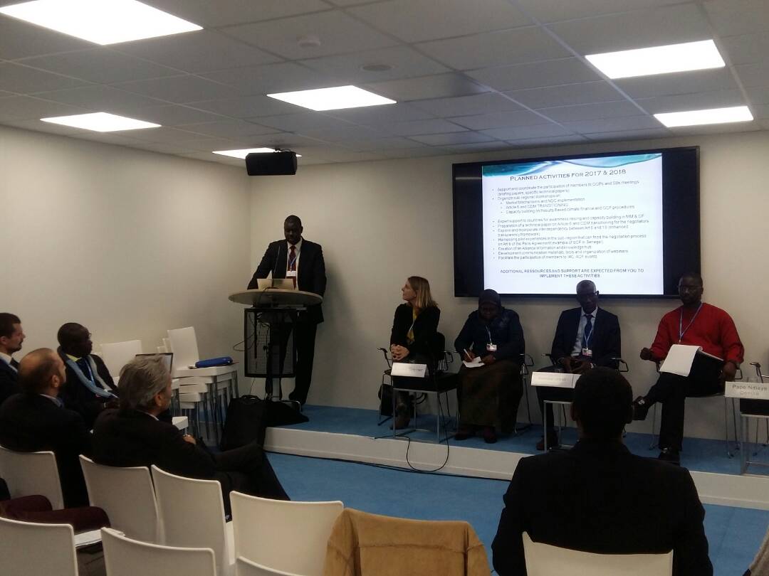 endaenergylinks's tweet photo. #SideEvent Alliance Carbon market for West Africa. 
@endaenergylinks as a hosting partner. 
#COP23 #EndaCop23 https://t.co/BD9BO9q6d2