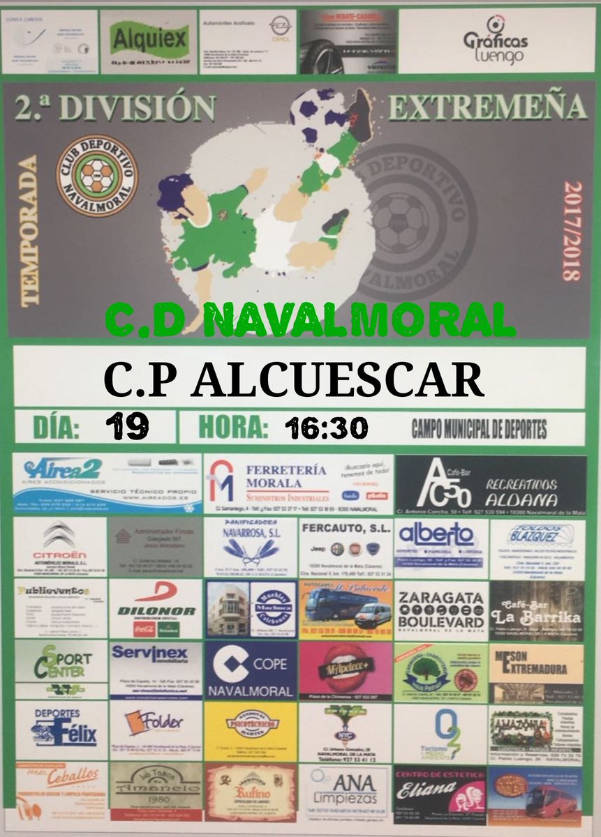 El Domingo nuevo partido de liga en el Municipal.
OS ESPERAMOS!!!!!