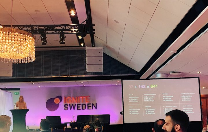 Claudia_Clo's tweet photo. Participating in @IgniteSweden grand finaly today. Looking forward to listening to all inspiring speakers and to share insights on startup- corporate collaboration from healthcare company perspective. https://t.co/YnKqWxjRvH