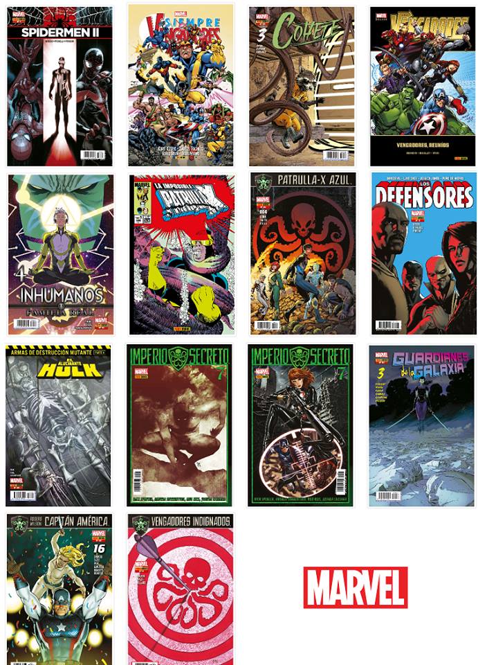 ComicsArcadia's tweet photo. Hoy desayunamos carrnaza #MARVEL @PaniniComicsEsp todas las grapas que faltaban y tomacos de #Vengadores #Patrulla y ojo nueva serie mensual #SpidermenII https://t.co/TalTnQmGH3