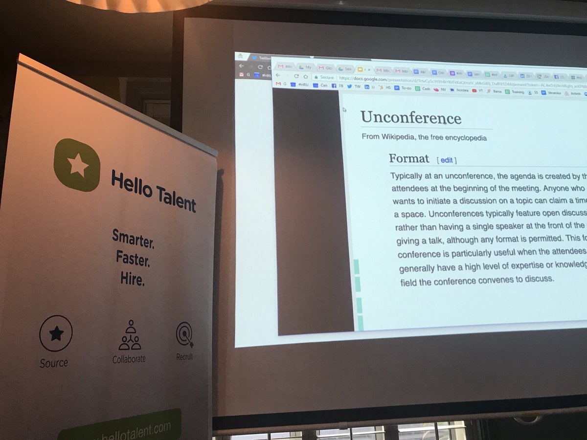 We're in London with <a href="/whatsupdustin/">Dustin Robinson</a> for @GlobalHRU to talk #sourcing and #recruitment! #HRULondon