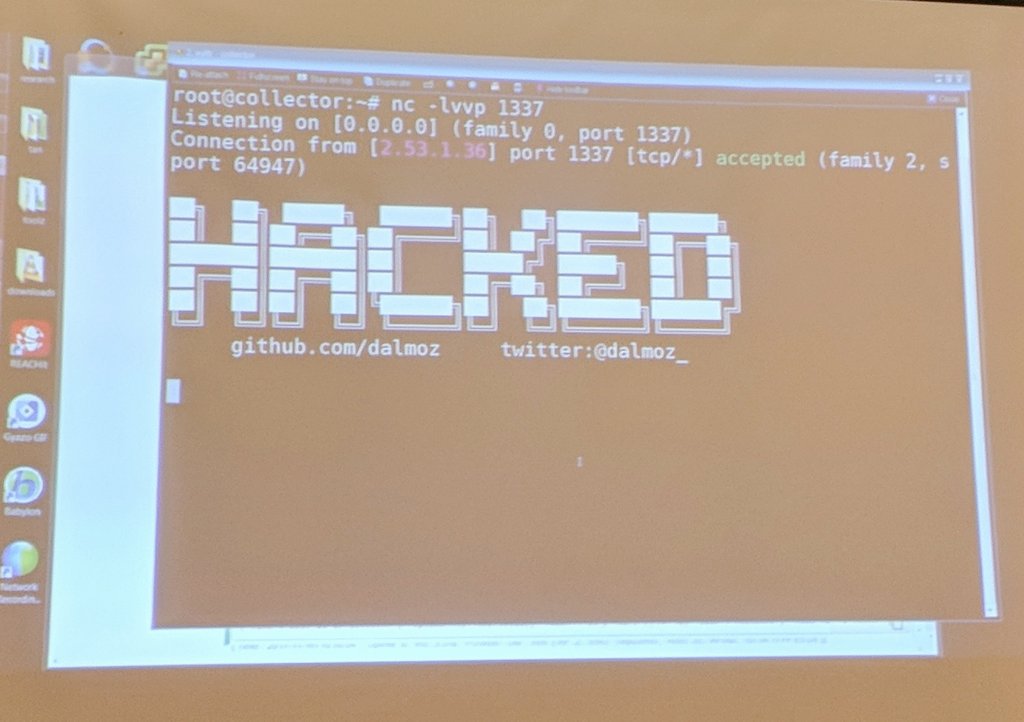 _Freakyclown_'s tweet image. Reverse shell from sonoff device via MQTT. Thanks @dalmoz_ #deepsec