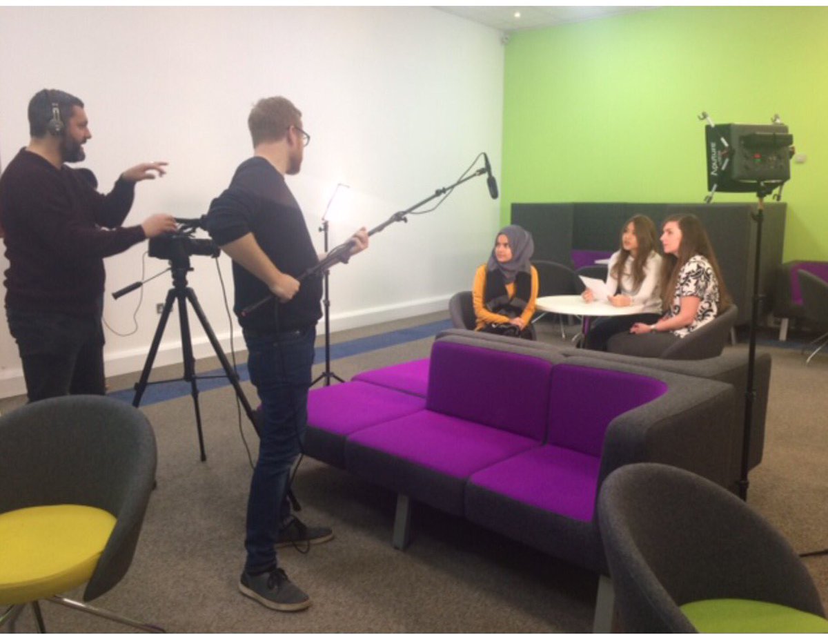 UNICstudents's tweet photo. Great day yesterday filming for our new video prospectus with @BrightVideo can't wait to see the final edit! 🎥 #IamUNIC #digitalmarketing https://t.co/17jpAzJN1q