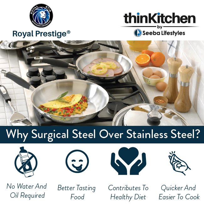 thinKitchen's tweet photo. If a healthy lifestyle is what you seek, then it’s time to ditch your regular stainless steel.

#HealthyLifestyle #HealthyLiving #HealthyCooking #CookEatLiveHealthy #ToxicFree https://t.co/N41gXyRP9b