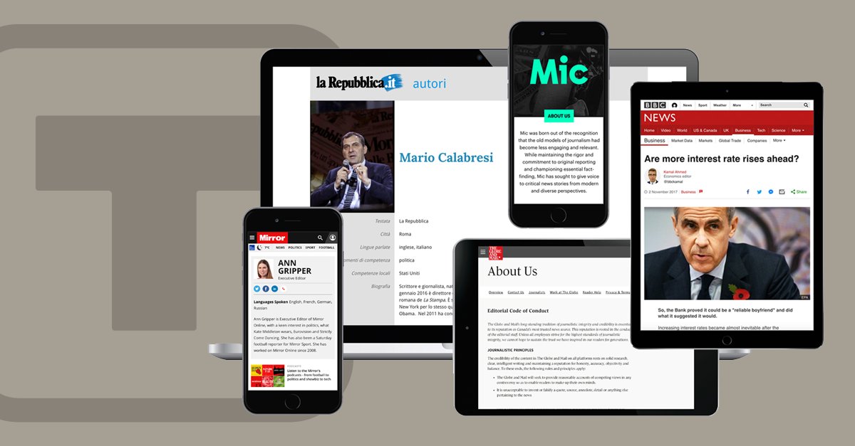 Excited to share: Dozens of news sites will show #TheTrustProject Indicators to help readers identify #news they can trust thetrustproject.org/launch