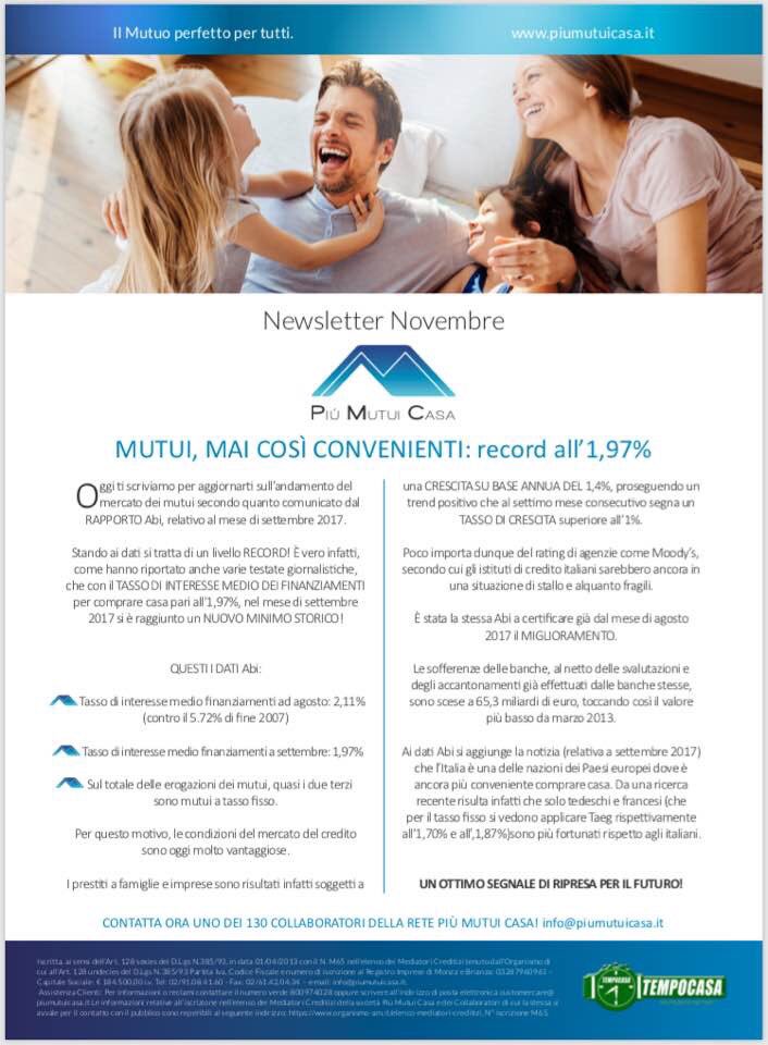 TempocasaVClara's tweet photo. #ripresa del #mercato #immobiliare, #impennata dei #mutui #tempocasa VignaClara #mortgage #top https://t.co/GGCL8K5jB3