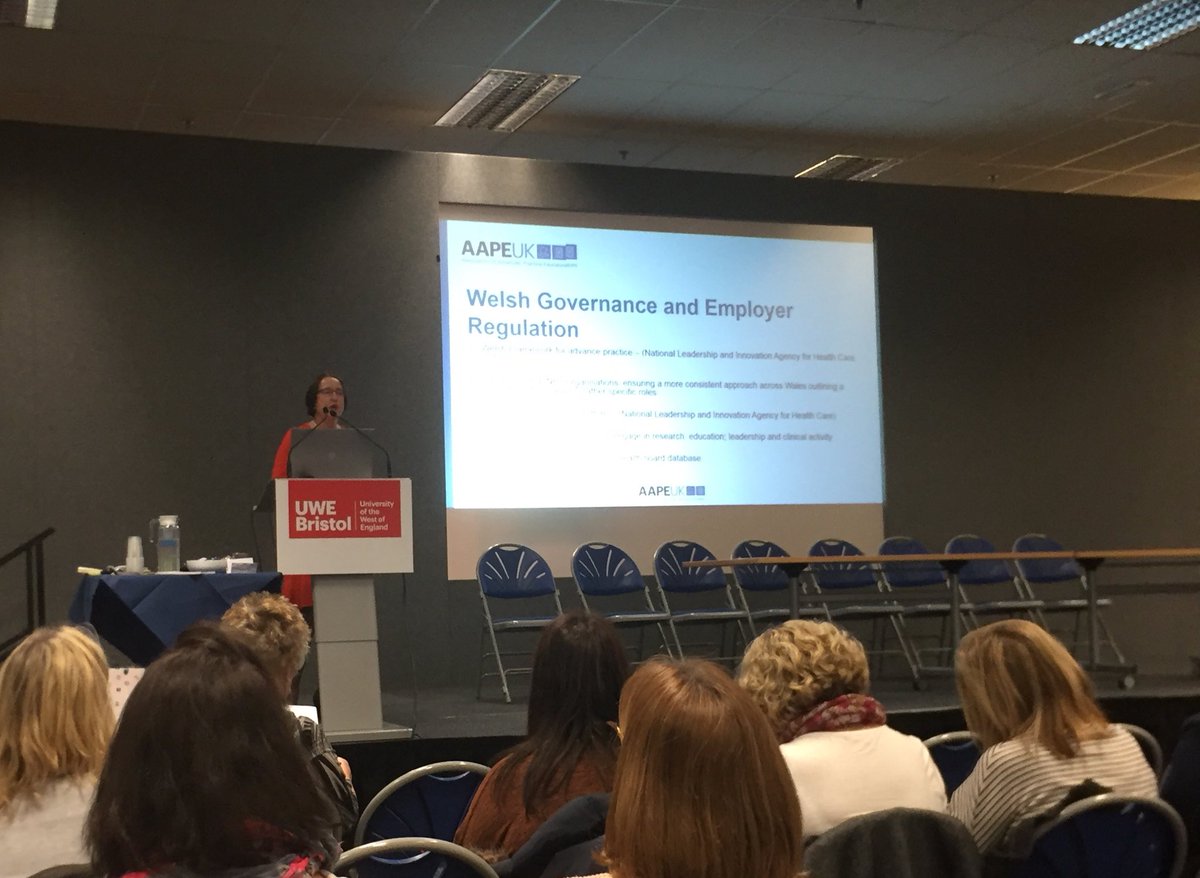 Kerryannemills's tweet photo. @a2neary summing up the important work of @AAPEUK as part of #AdvPractWeek17 https://t.co/2PwUmrtIpX