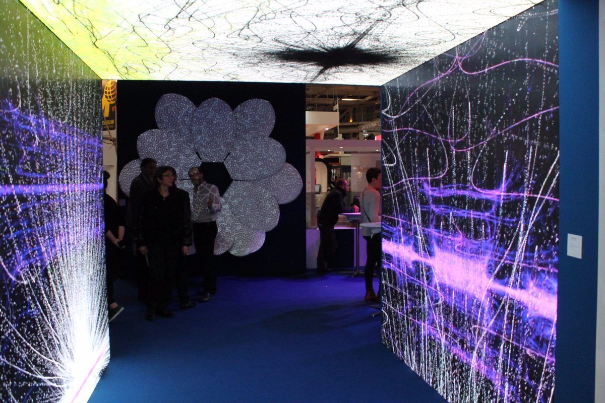 videlioinfo's tweet image. #techoff2 dernière chance de venir découvrir aujd l'exposition d'#artnumérique proposée par les équipes @videlioinfo et @LePixelBlanc #murled #videoprojection #interactivite #son #lumiere #infiniintime #heaventparis - Stand K24L25
