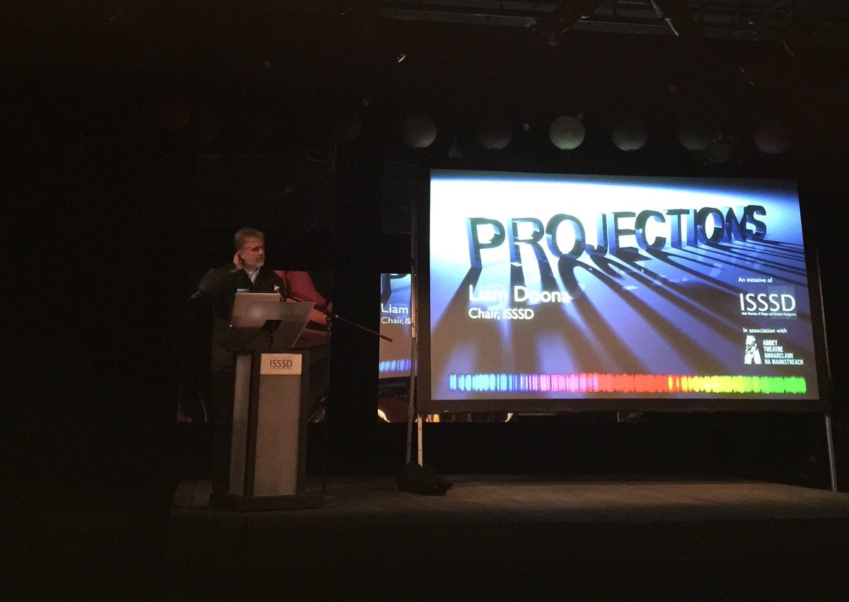 anniedoona's tweet photo. @myIADT #ISSSD @NFS_IADT and we're off ... Liam Doona opening the ISSSD Projections conference at The Abbey some great speakers great ideas https://t.co/w2SELdmKAg