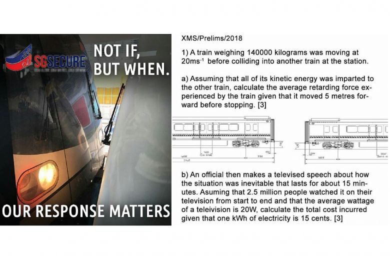 straits_times's tweet photo. Physics poser, CEO bid and memes: How netizens react to Joo Koon train collision https://t.co/bJbw2CfQee https://t.co/4903gTax6b