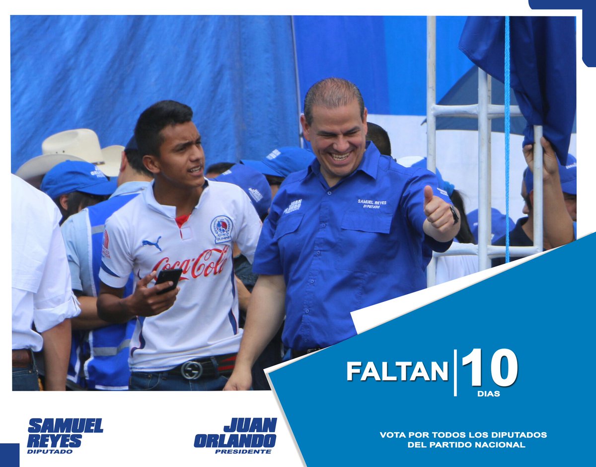 Faltan 10 días para Honduras siga por la ruta correcta. #LoBuenoTienequeContinuar.