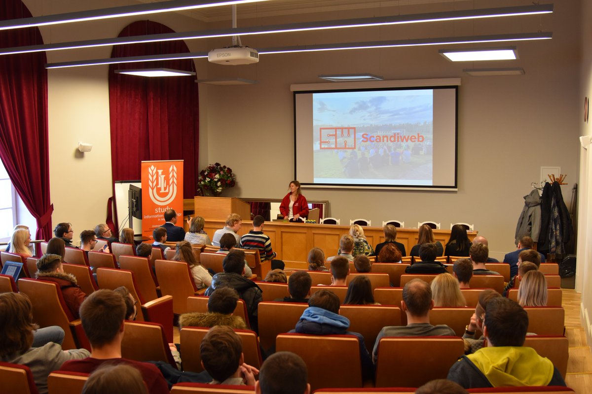 Today our students had an opportunity to meet 11 ICT companies and talk about job and internship possibilities. <a href="/TestDevLab/">TestDevLab</a> @AccentureLatvia <a href="/scandiweb/">scandiweb</a> <a href="/SAFTehnika/">SAFTehnika</a> <a href="/visma/">Visma</a>