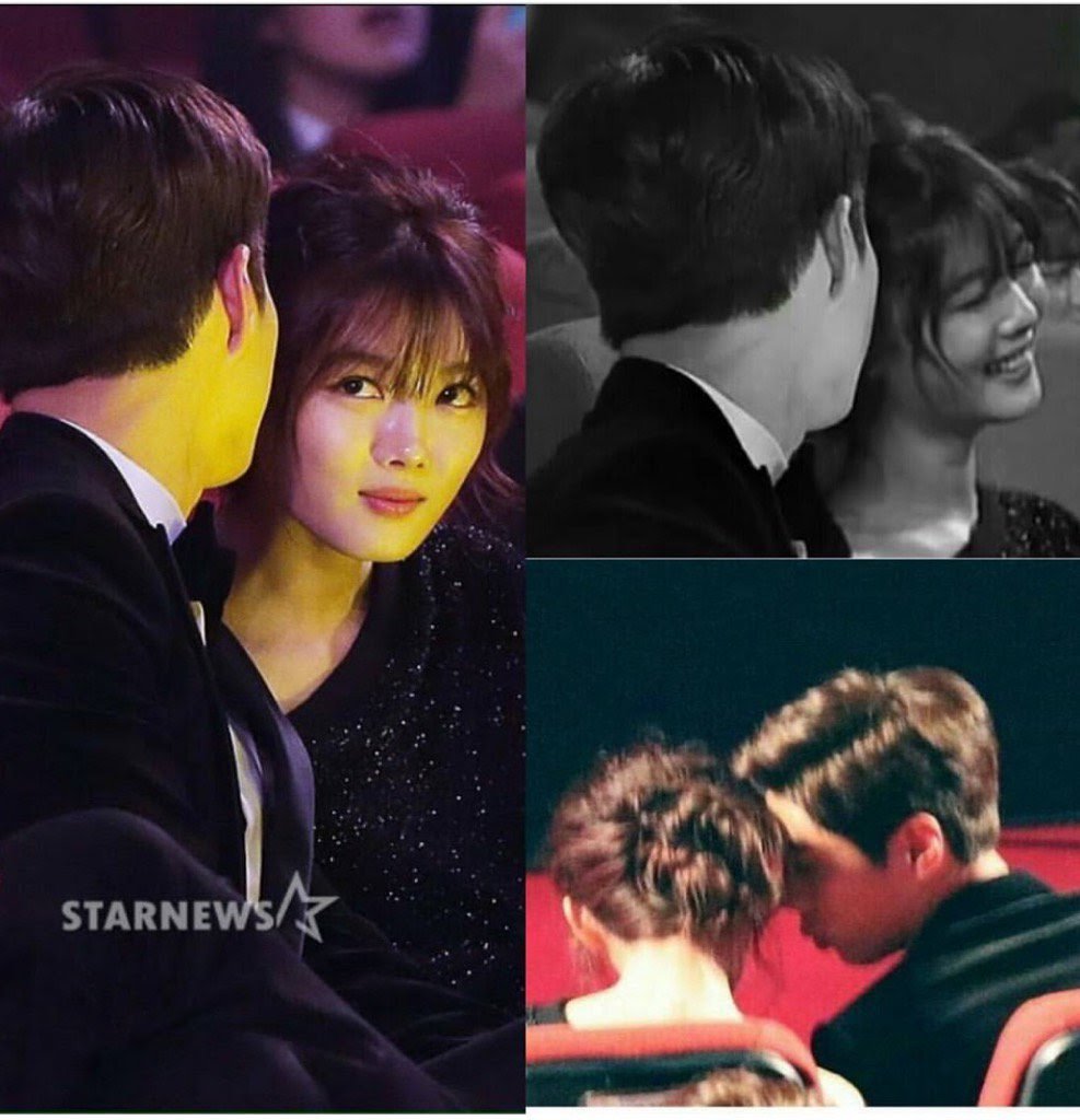 Kyoojung22's tweet photo. #throwback #2016AAA 
Bogummy be like : Yoojungie Your sooo beautiful Tonight  ..

Till now still wondering what @BOGUMMY whisper to Yoojung https://t.co/0FhlKy2ASe