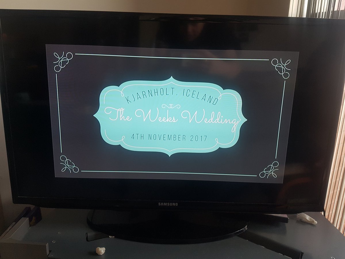 WeeksyWedding's tweet photo. The Weeks Wedding video premiere 🎞️📽️🎬 Becca did such an amazing job, we're unbelievably happy with it! Can't wait to share it tomorrow, thanks so much Bec ♥ https://t.co/QSxIhVqIRz