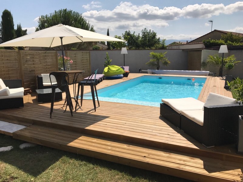 Creation Dune Piscine Miroir De 17 Metres X 4 Metres Autour De L