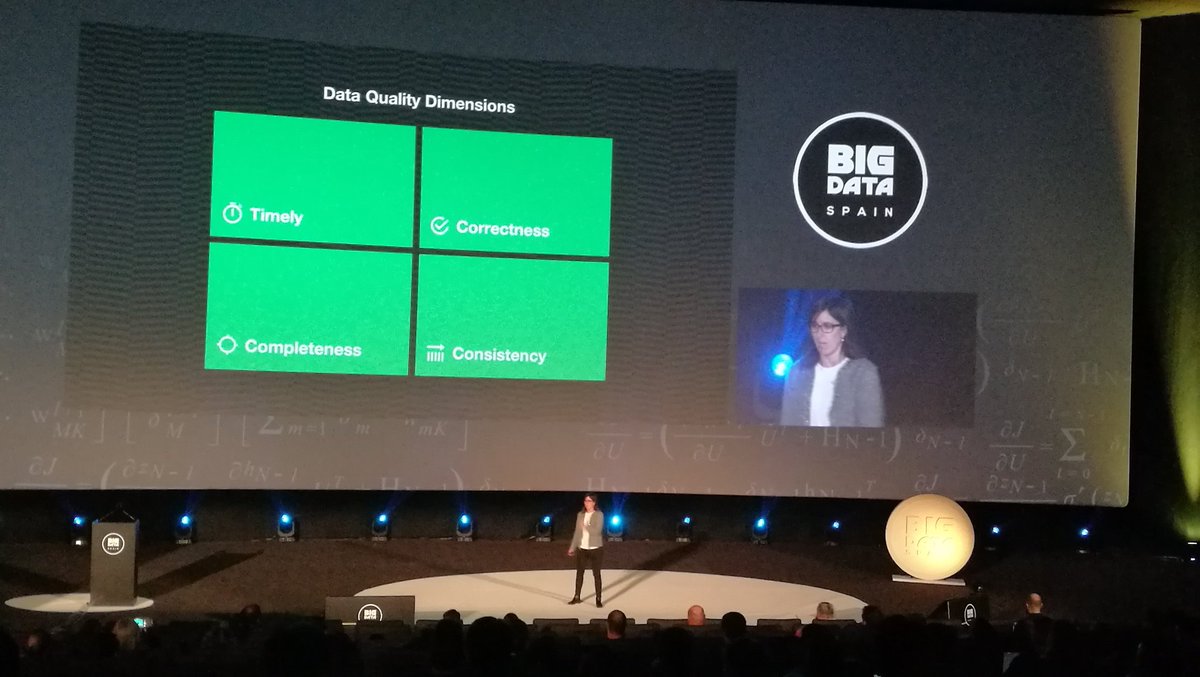 mrpStats's tweet photo. Data Quality Dimensions by Irene Gonzálvez @SpotifySpain  #BDS17 https://t.co/KMlBnoDEkU