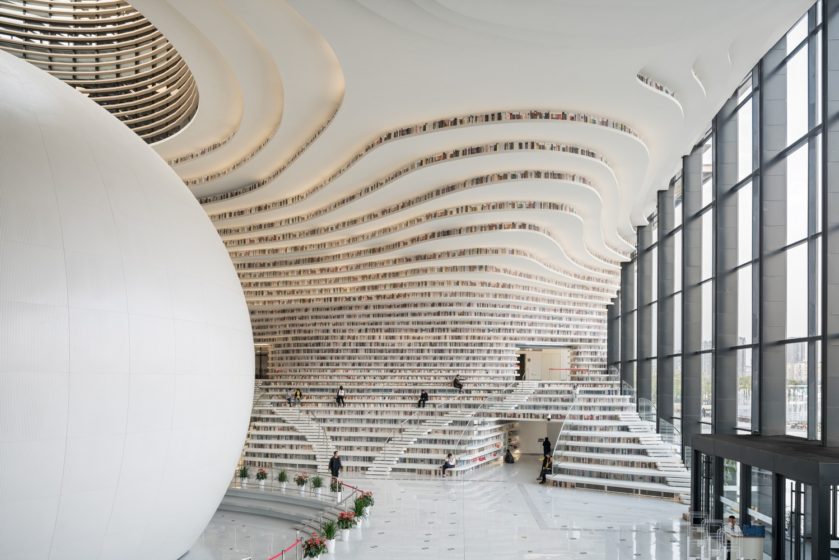 A futuristic public library has opened its doors in Tianjin Binhai, China, and the world stands in awe through a photographic tour. View more by visiting the Modernica Blog.