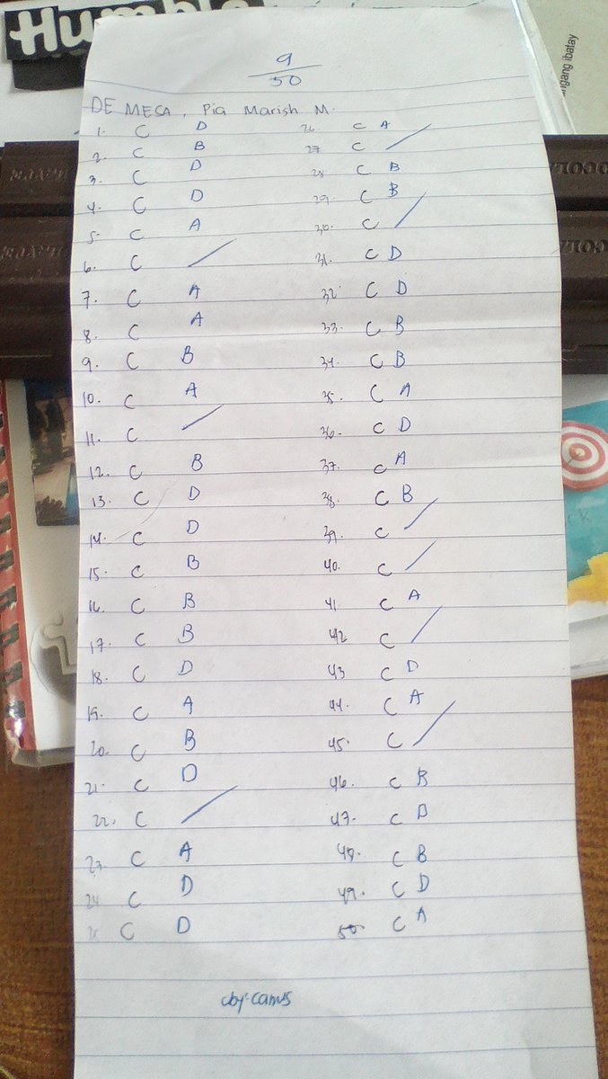 marishTHEtable's tweet photo. "How to pretest like a pro"
So i tested the power of letter C
Mukhang di yata ako papasang UPCAT neto ππ
#powerofC https://t.co/JZSVVuMzzx