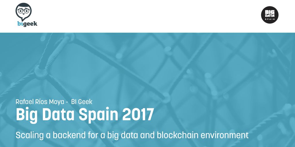 bigeeksoftware's tweet photo. Within one hour, Rafael Ríos tells us about how the use of Machine Learning and Big Data technologies can achieve a unique banking experience at @BigDataSpain

#BDS17 #BigData #Backend #Blockchain #bigeek @2getherbank @bigeeksoftware https://t.co/DlXEqFF7Ys