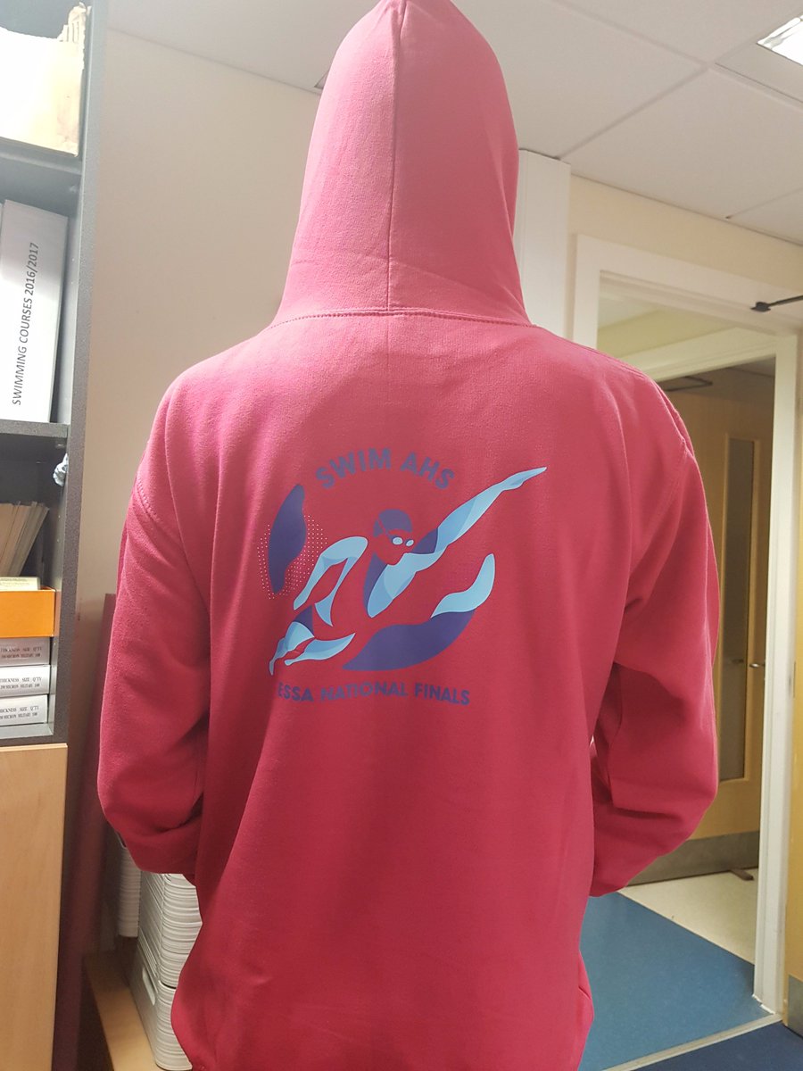 Good Luck on Saturday girls, you'll be looking great in your new hoodies!! #ESSAfinals #londonaquaticcentre