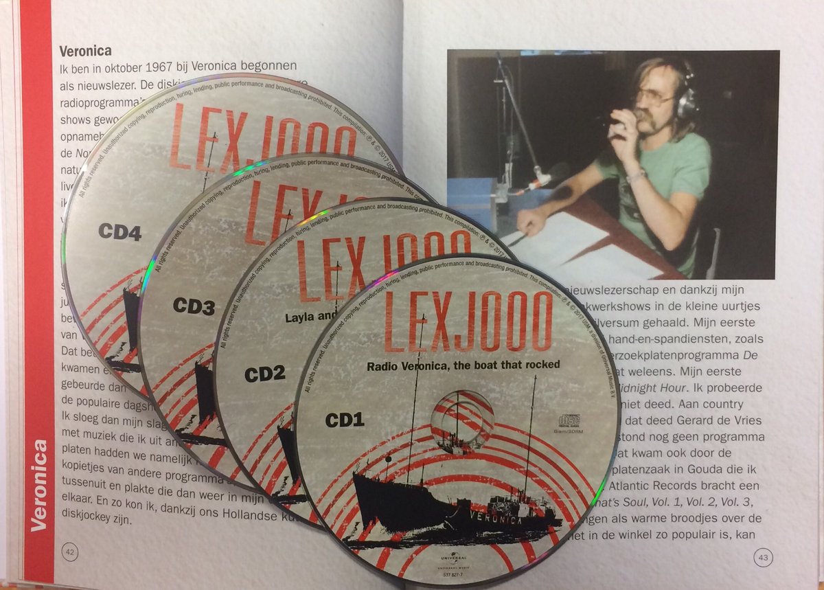 marcuselzinga's tweet photo. Nou @janrvdk ik heb ‘m: 256 pagina’s, mooie foto’s en 78 popsongs op 4 cd’s. LEXJOOO @192TV @LXClassics @Norderney192 https://t.co/EF0P12i9pG