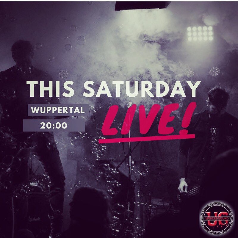 we‘ll be back on stage this saturday  at Underground, Wuppertal! 🤘#deadmemory #undergroundwuppertal  #live #saturdaynight #ontournow  #whenstarscollide #themorningpints