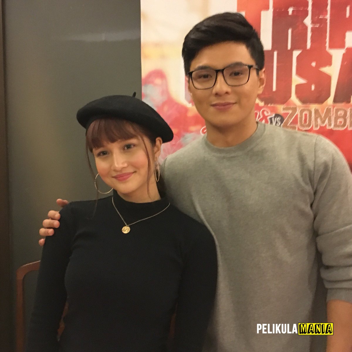 pelikulamania's tweet photo. #TakiSaito #KennethMedrano #MiggyTolentino #ShairaMaeDelaCruz at the #TripUbusanBlogCon. See them in TRIP UBUSAN: THE LOLAS VS ZOMBIES in cinemas November 22! @kennethmedrano0 @thatsmybaemiggy https://t.co/jdIw5g8vIk