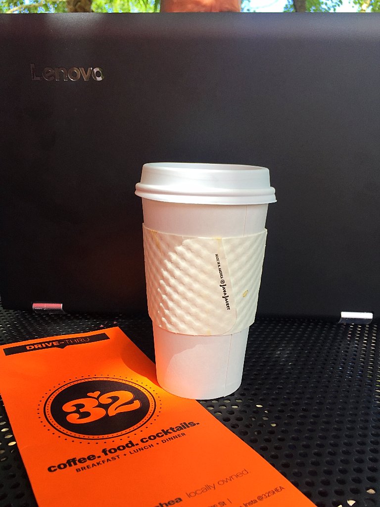 32shea's tweet photo. The Sheaborhood's favorite office! 💻☕️ ☀️🍽#32shea #perfectpatioweather #zengarden #freewifi #dogfriendly #bestcoffeephx #breakfast #lunch #dinner #workfromhome #favoritecoworker #sheaborhood
#north32nd #sipsogood #thisisPHX #planPHX #betterthanstarbucks #powercommute https://t.co/kiyrPpIfCe