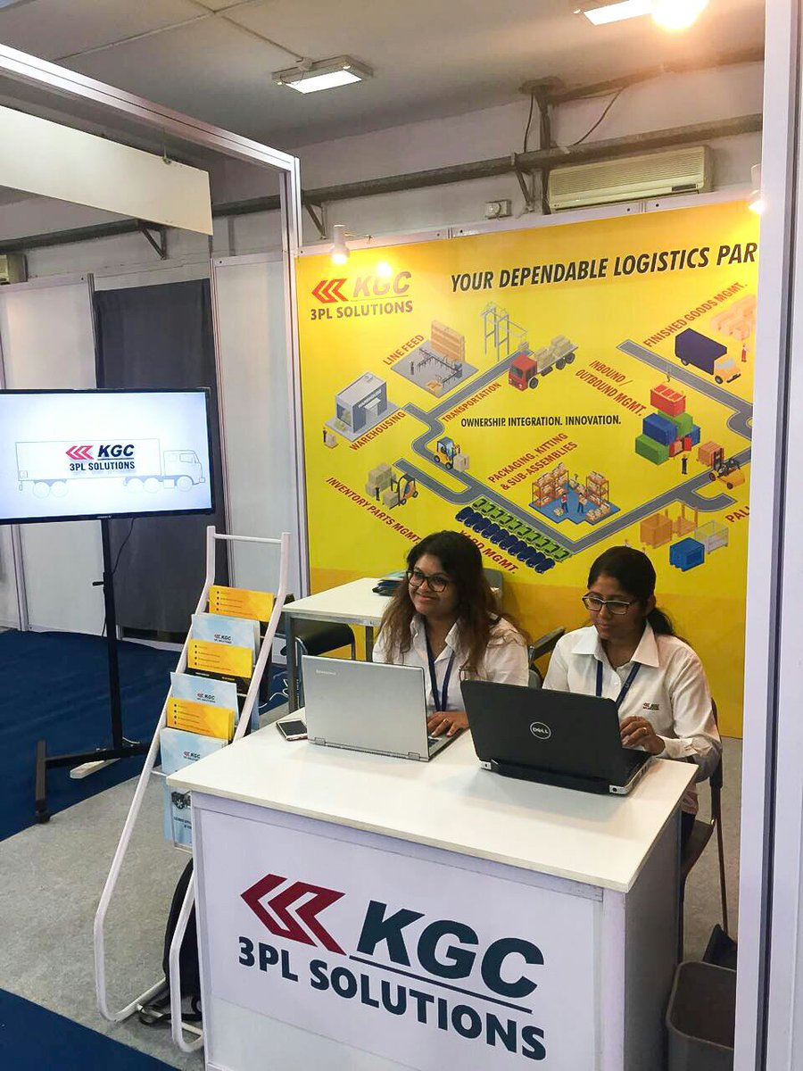 kgc_logistics's tweet photo. @IWLS2017 We're at Stand B-21 at the India Warehousing & Logistics Show 2017! Say hello to Harshad Kale, Director - Ops, and HR Head Vallari Dupare @VallariD10 Website: https://t.co/GlCialh8P2
#IWLS2017 #warehousing #logistics #3PL #thirdpartylogistics #event #SupplyChain https://t.co/nxEfgNTlWI