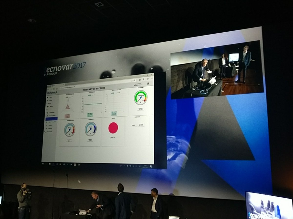midimarcus's tweet photo. Esempio di #IoT al lavoro #tecnovar @VarGroup https://t.co/ncAiLO9YWH