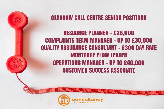 CstoboHRC's tweet photo. The senior end of the #Glasgow #ContactCentre market is as busy as always in the run up to the end of 2017! #jobs #recruitment #callcentre #resourceplanner #operationsmanager #complaintsmanager #qualityassurance https://t.co/DwzL04Q1w5
