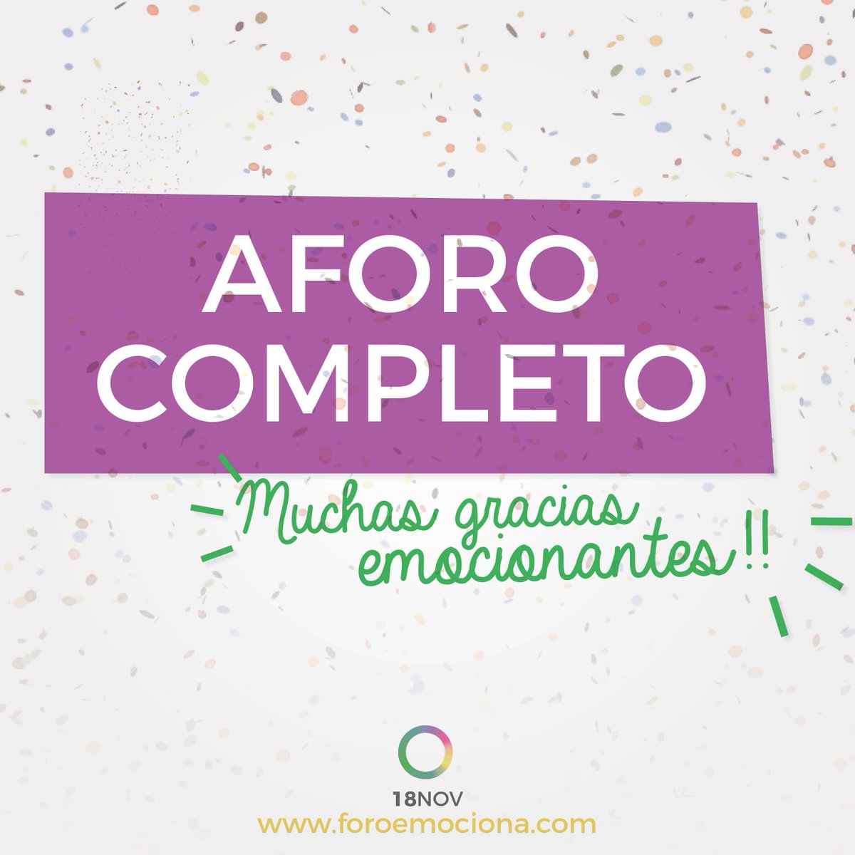 espacioemociona's tweet photo. Mil gracias! :D
Qué ganas de que llegue el día! https://t.co/3Xu8IeWvMM