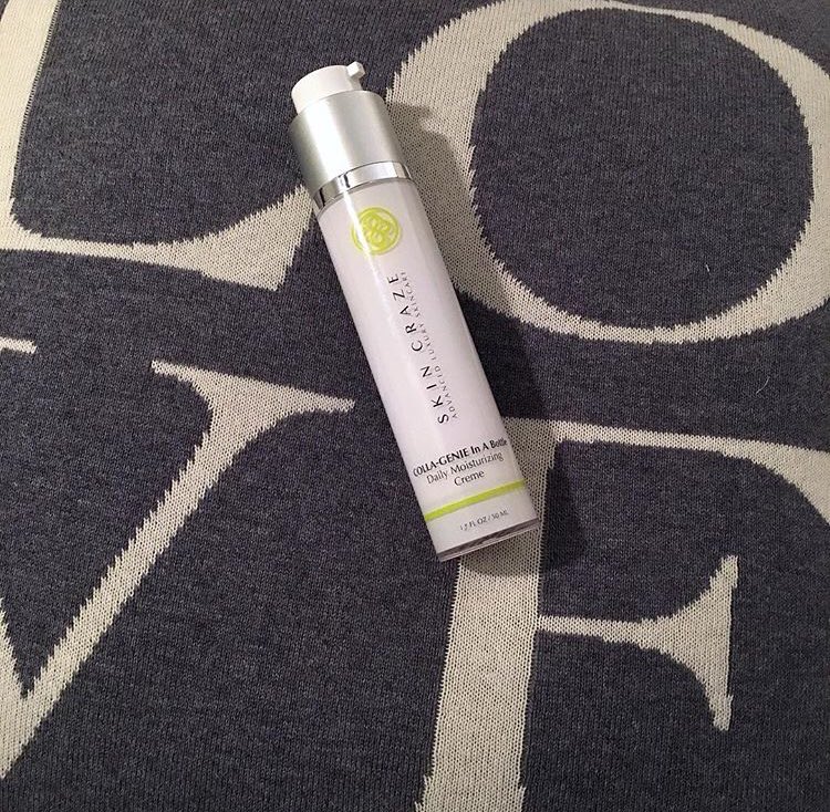 Gotta #LOVE our COLLA-GENIE in a Bottle Moisturizing Creme.🍃🍃🍃 #SKINfinitepossibilities