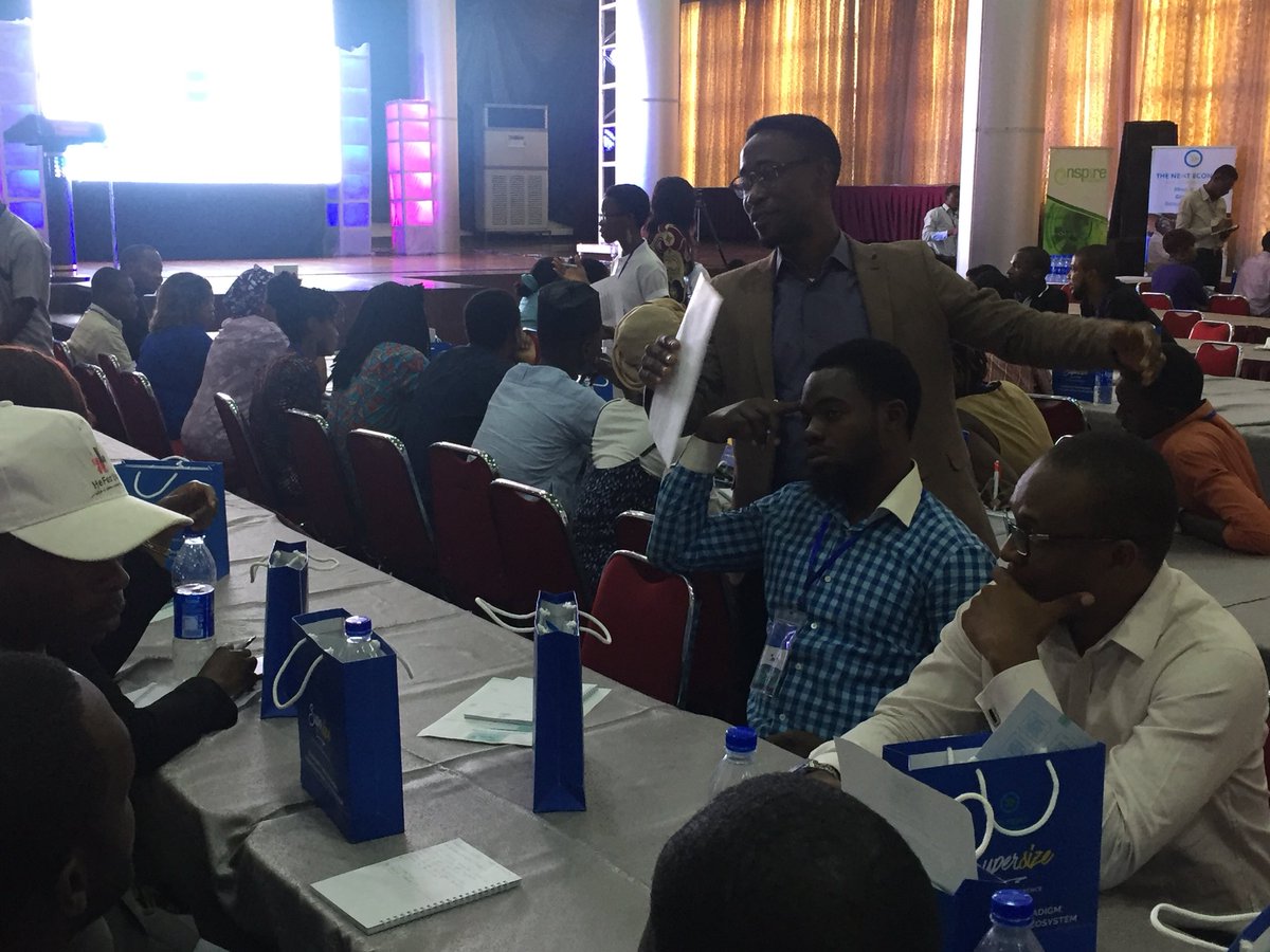AfriLabs's tweet photo. Mokwenye Onochie of @dialananny_ng at #TNESupersize17 moderating a co-creation session on the topic: Creating strong dynamic institution. #TNEThinkEcosystem https://t.co/4nE25KocHb