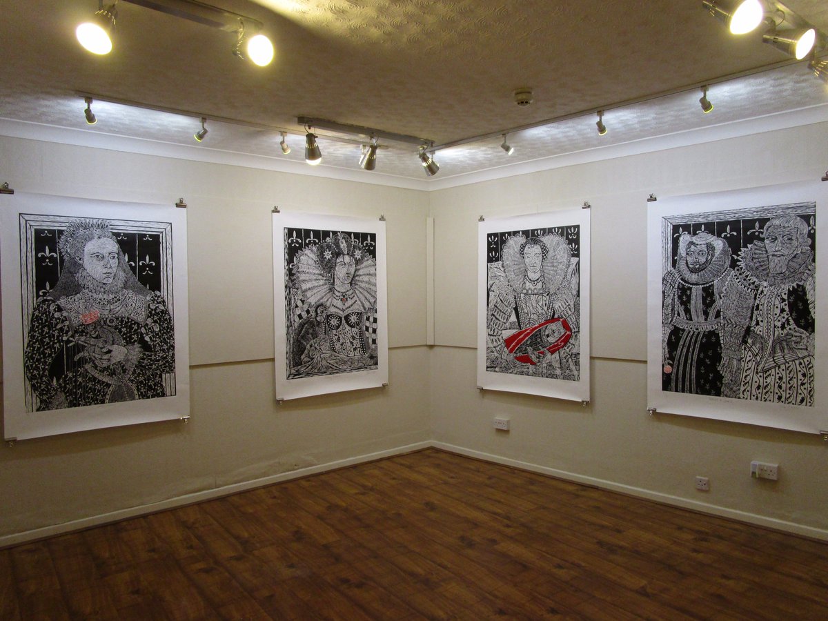 Great to be showing 'Maidens, Myths and Martyrs'  at Orial Bevan Jones Gallery Carmarthen until January.