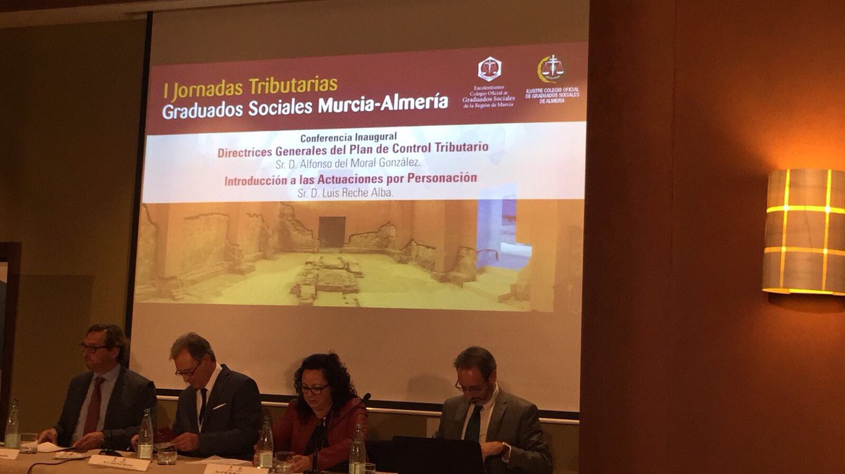 inforsysdp's tweet image. Continuamos en las I Jornadas Tributarias en Lorca de Graduados Sociales de Murcia y Almería  #wk #graduadosocial #a3software