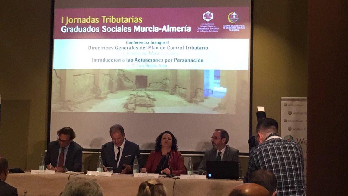inforsysdp's tweet image. Continuamos en las I Jornadas Tributarias en Lorca de Graduados Sociales de Murcia y Almería  #wk #graduadosocial #a3software