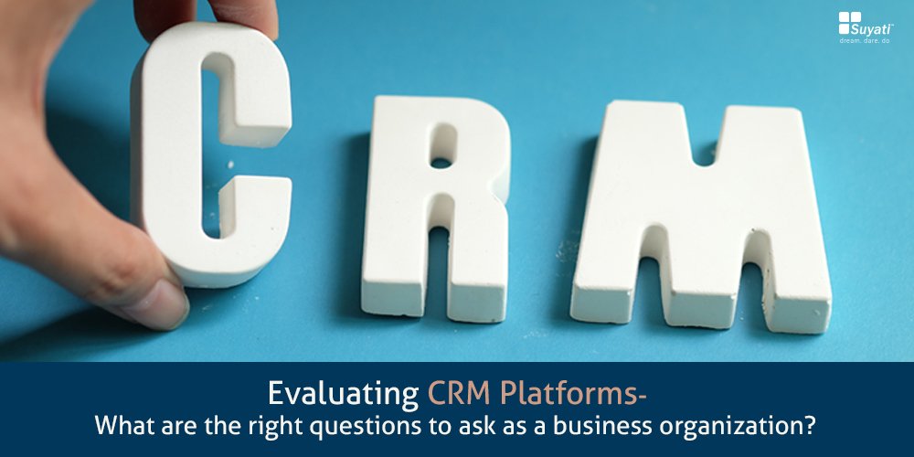 suyatitech's tweet photo. How to evaluate a CRM for your business with the right questions? https://t.co/rCQRKgWCkp #CRM https://t.co/ppmN2UKCQ3