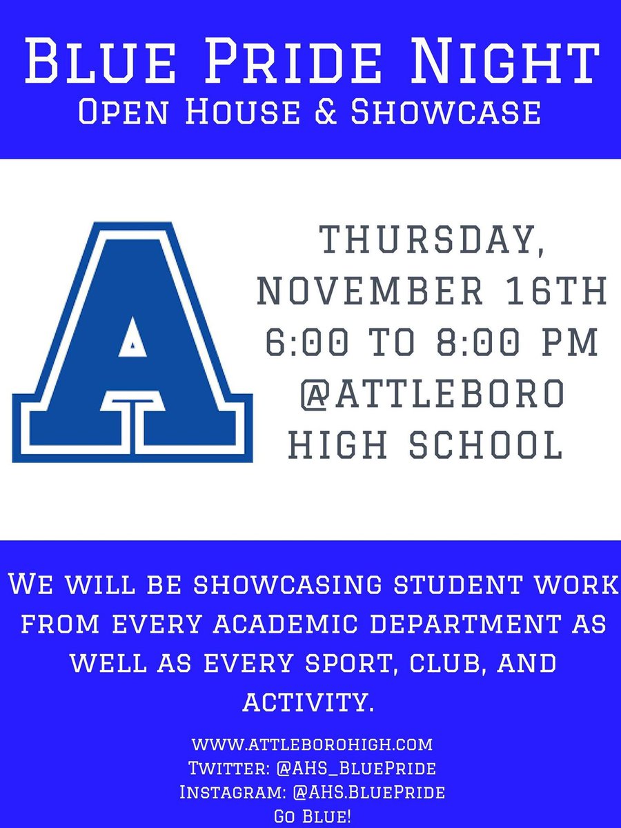 #BluePride2017 is here! Can’t wait for the school to be filled with all things Blue Pride tonight!