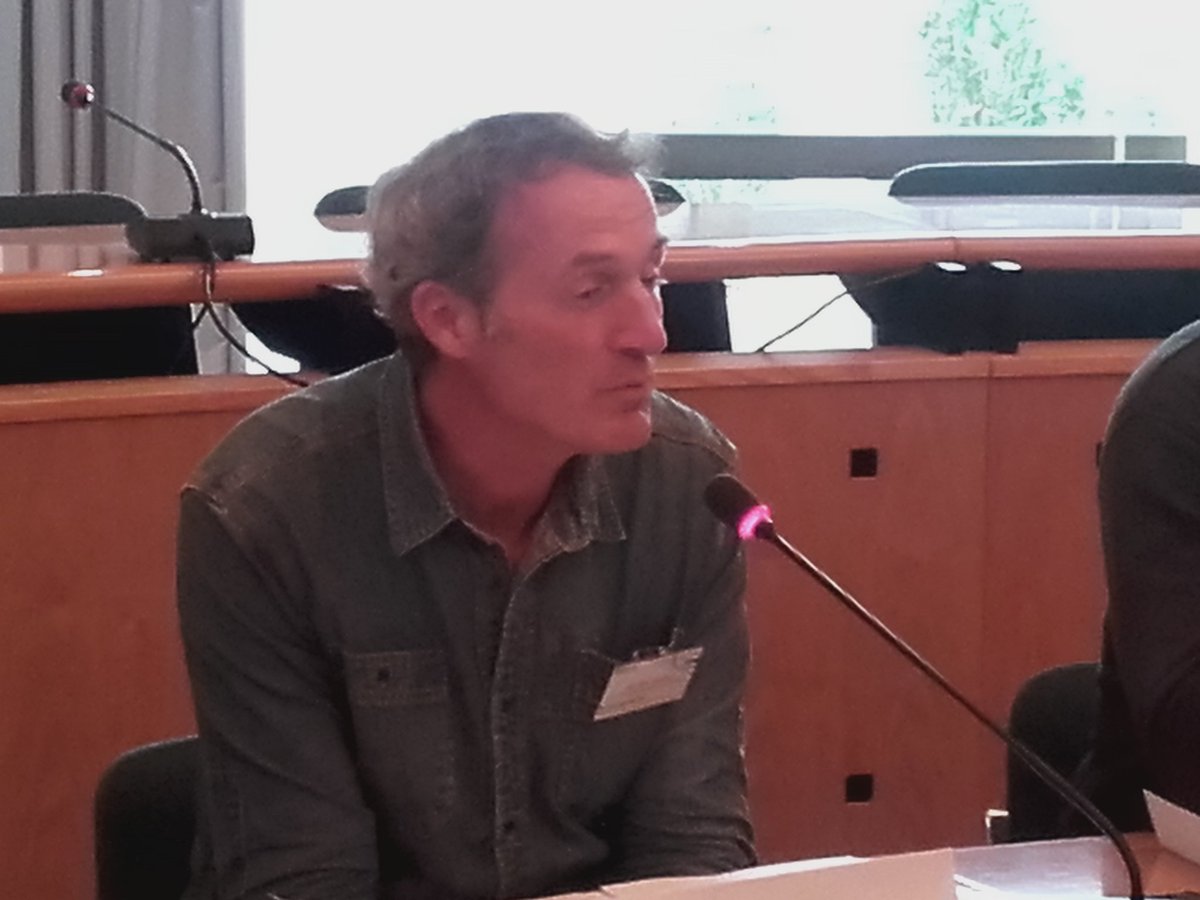 Accueil presse #patrimoine gastronomique Table ronde des entreprises innovantes.Sylvain Huguette, dirigeant de Haliotis, élevage d'ormeaux