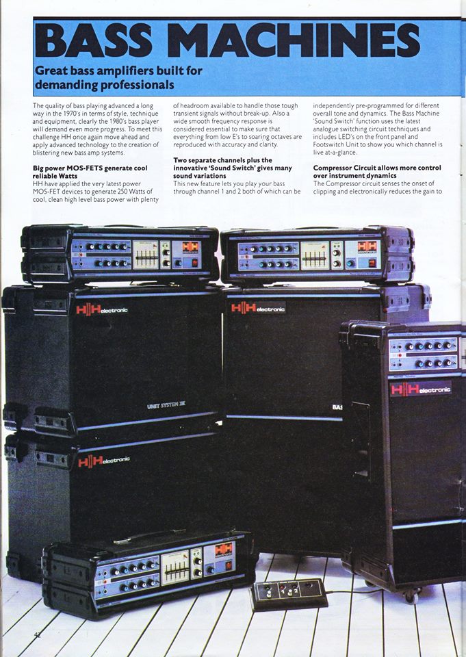 HHAudioUK's tweet photo. #Throwback to our incredible bass machines of the 1980's!
#TBT #HHElectronics https://t.co/ZGm1Eg57Wc