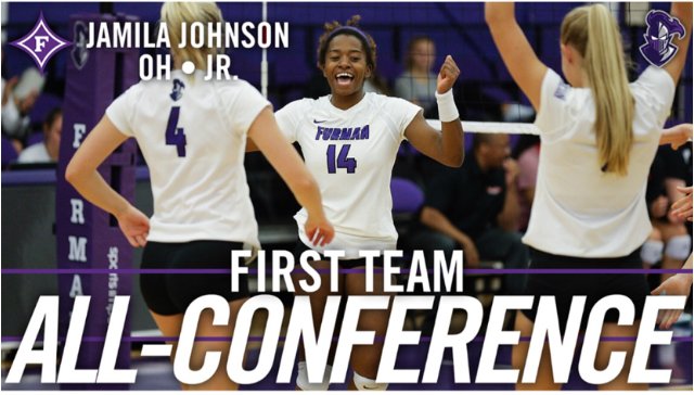Axis_EliteVB's tweet photo. Axis Alumn Jamila Johnson named All-Conference! Way to go JJ! #axiselitevb #axiselite #axisproud #axisalumni #axisstrong https://t.co/vjoKpaKX1K