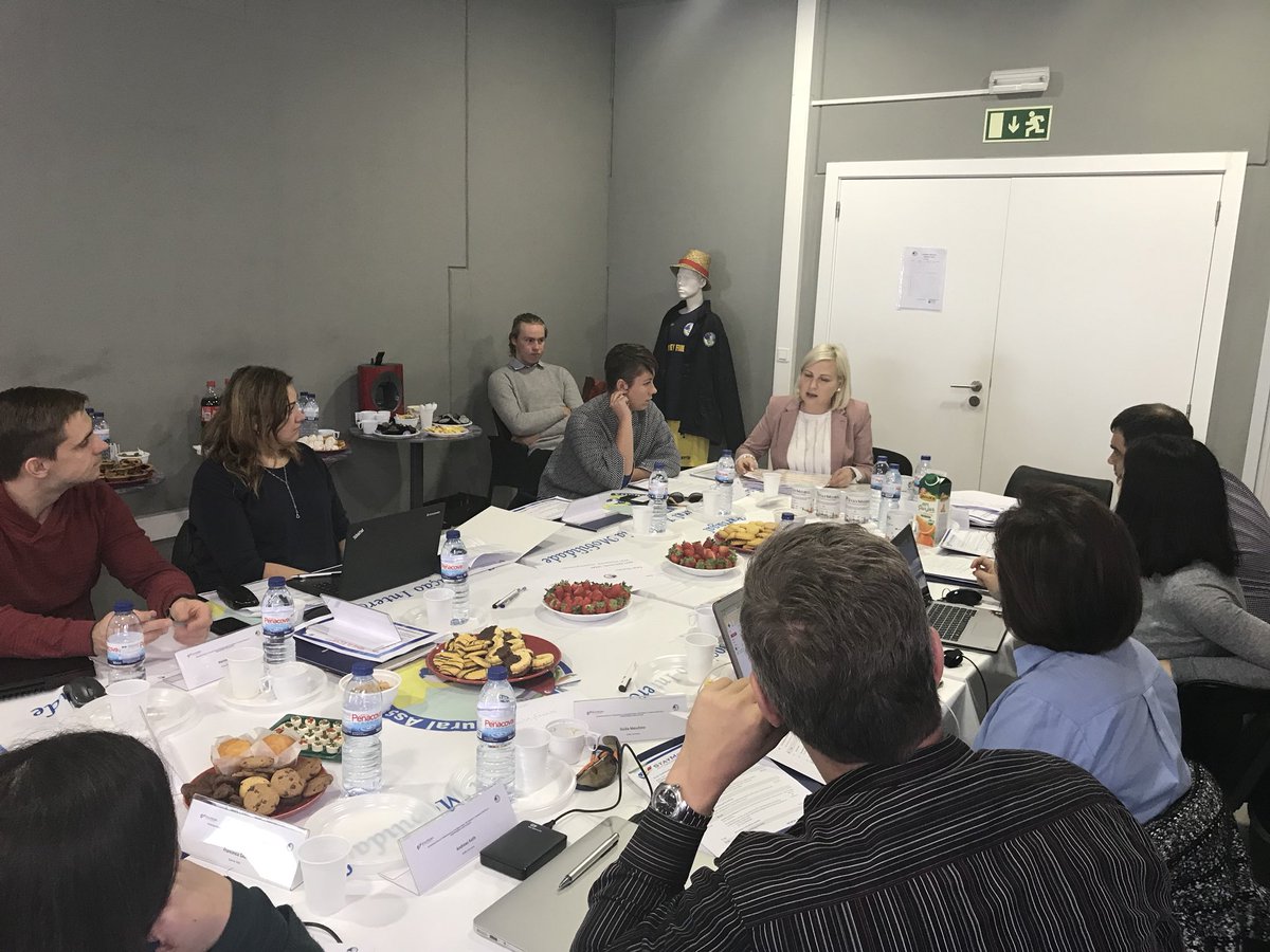 StayMobilEU's tweet photo. First transnational partner meeting in Portugal with @EUROPA_Plymouth @vikolt @EsseniaUetp @evbb_eu https://t.co/35zp43445r