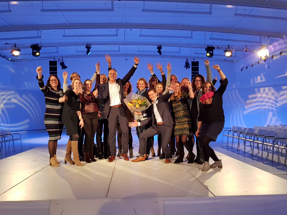 Trots! Coöperatie VGZ is de winnaar van de Winning Workplace Award 2017 #teamVGZ winningworkplace.nl #Arnhem